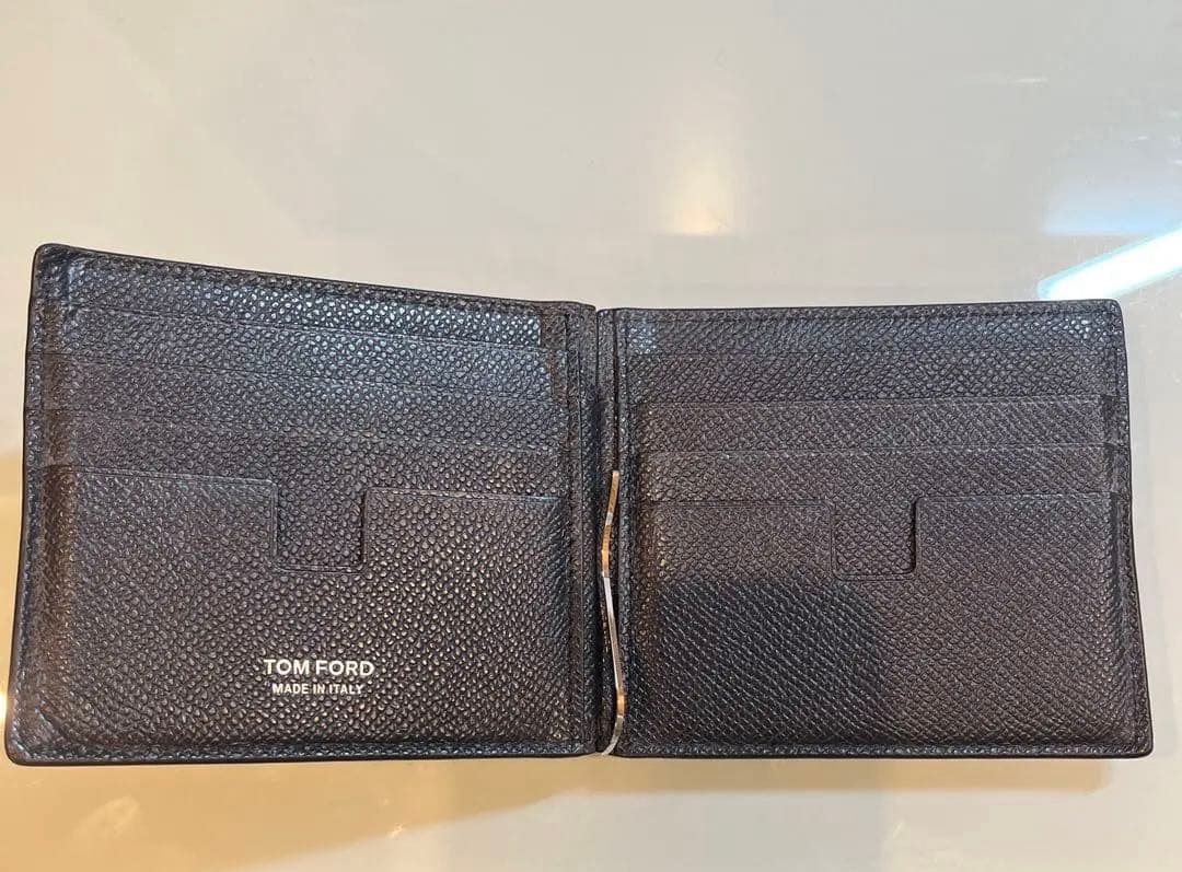 TOM FORD ネイビー　マネークリップ