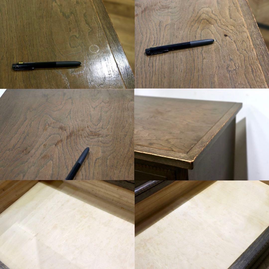 GMHK615○神戸家具 洋家具 6段チェスト 整理タンス 収納家具 彫刻 オー