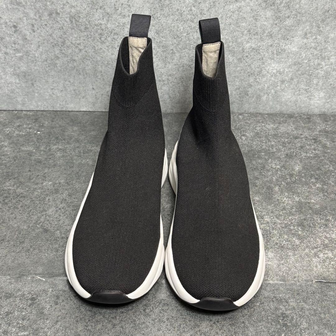 【新品】+diana 軽量ニットソックススニーカーブーツ 厚底 23.5cm