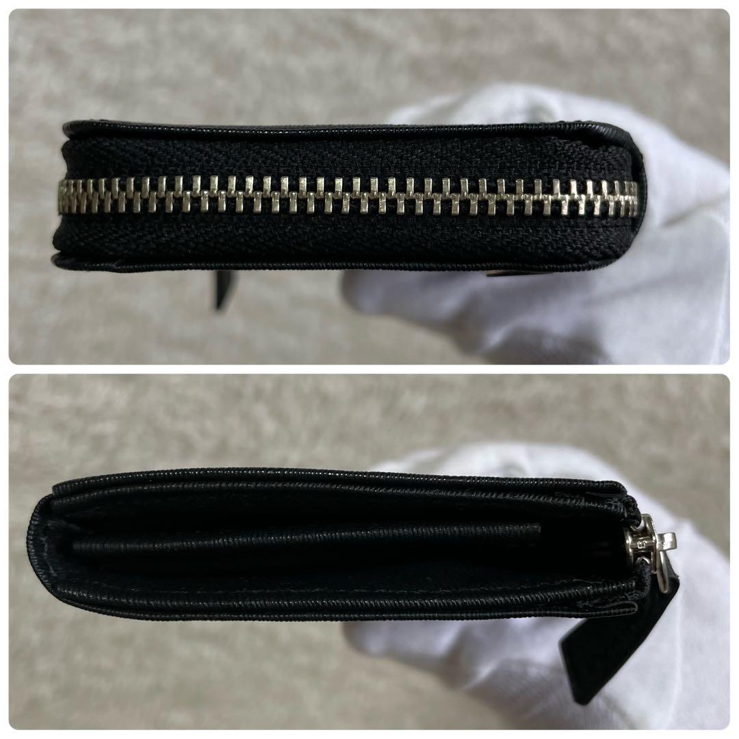 PORTER ケース カレント レザー 黒 小物入れ カード入れ