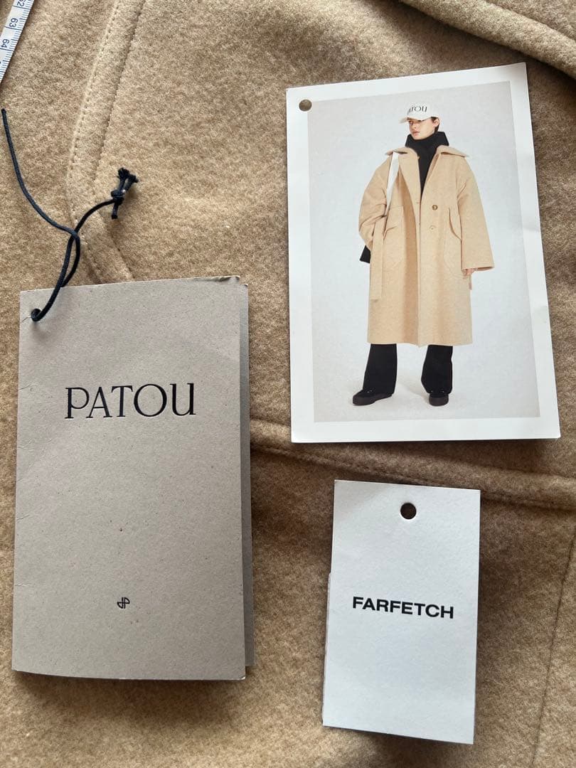 【試着のみ新品同様】PATOU パトゥ ウールコート 36 ベージュ