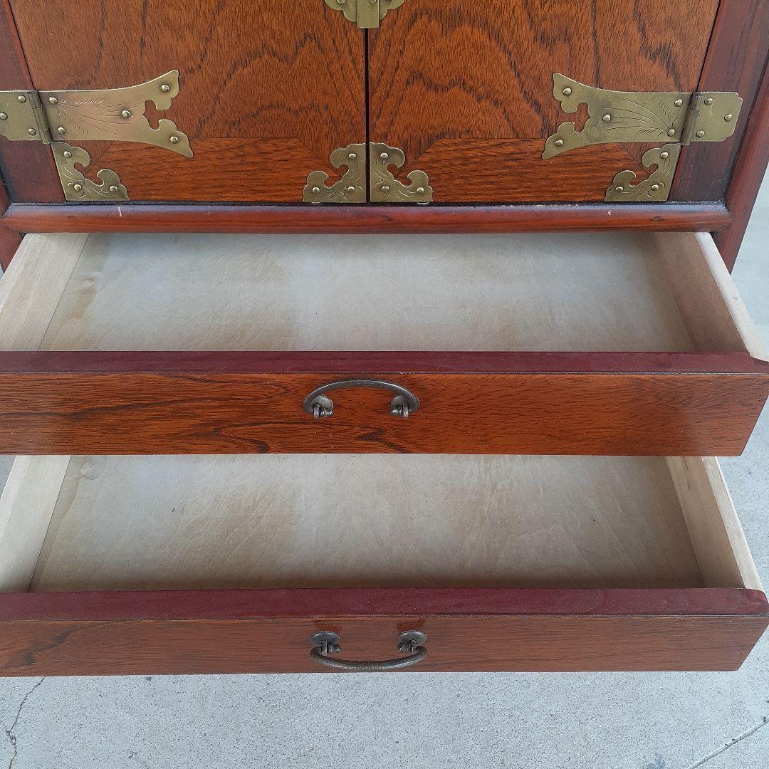 韓国　アジアン家具　サイドボード　箪笥　引き出し