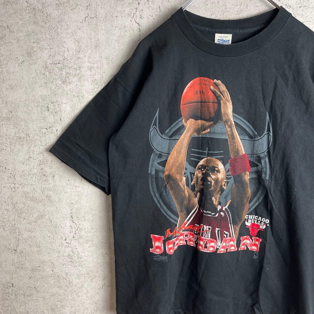 90s USA製 SALEM マイケル ジョーダン シカゴ ブルズ Tシャツ
