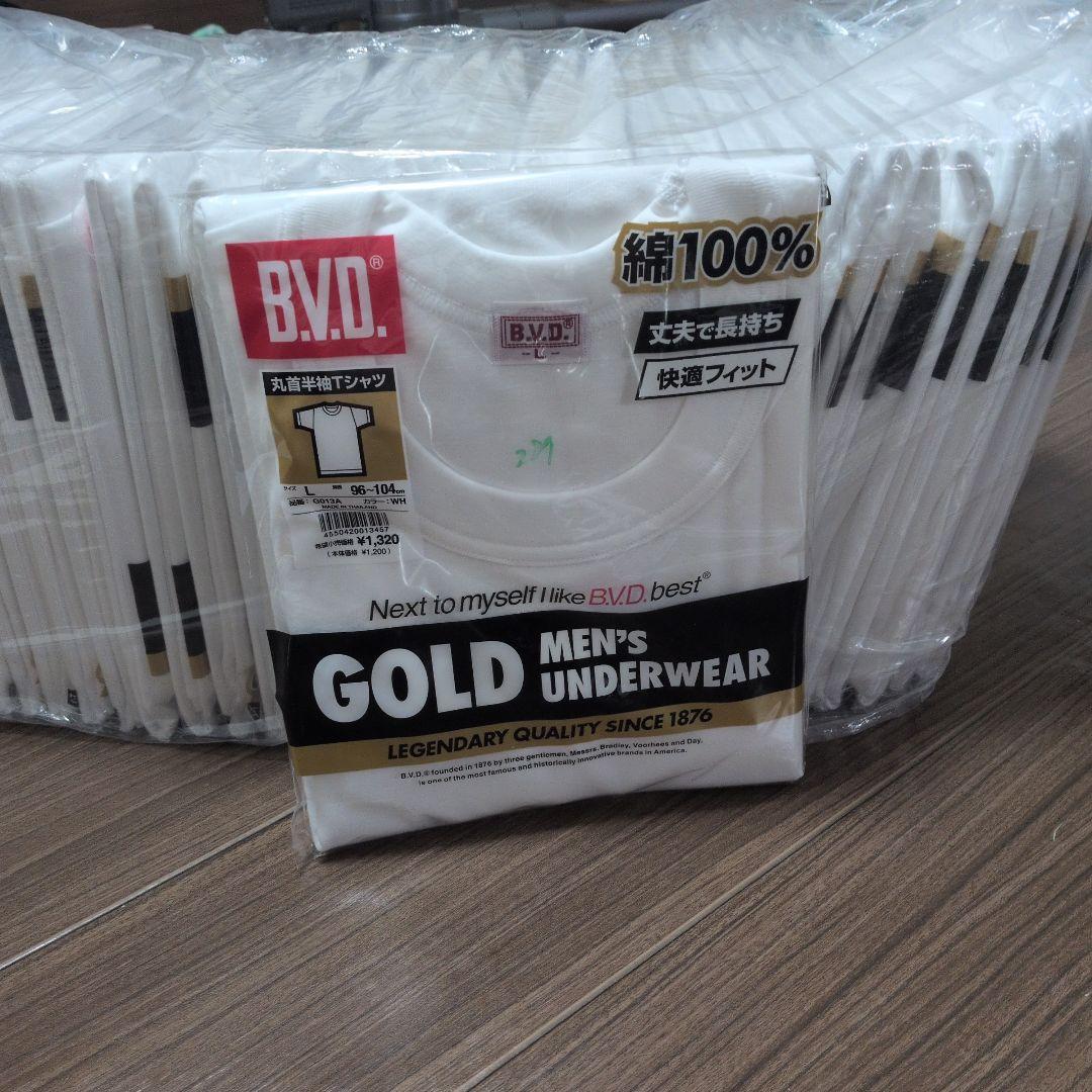 B.V.D. GOLD MEN'S UNDERWEAR Lサイズ　新品✕30着