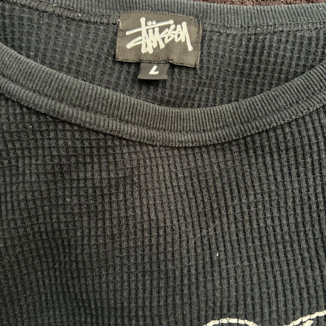 Stussy ステューシー サーマル ロンT 90s スカル