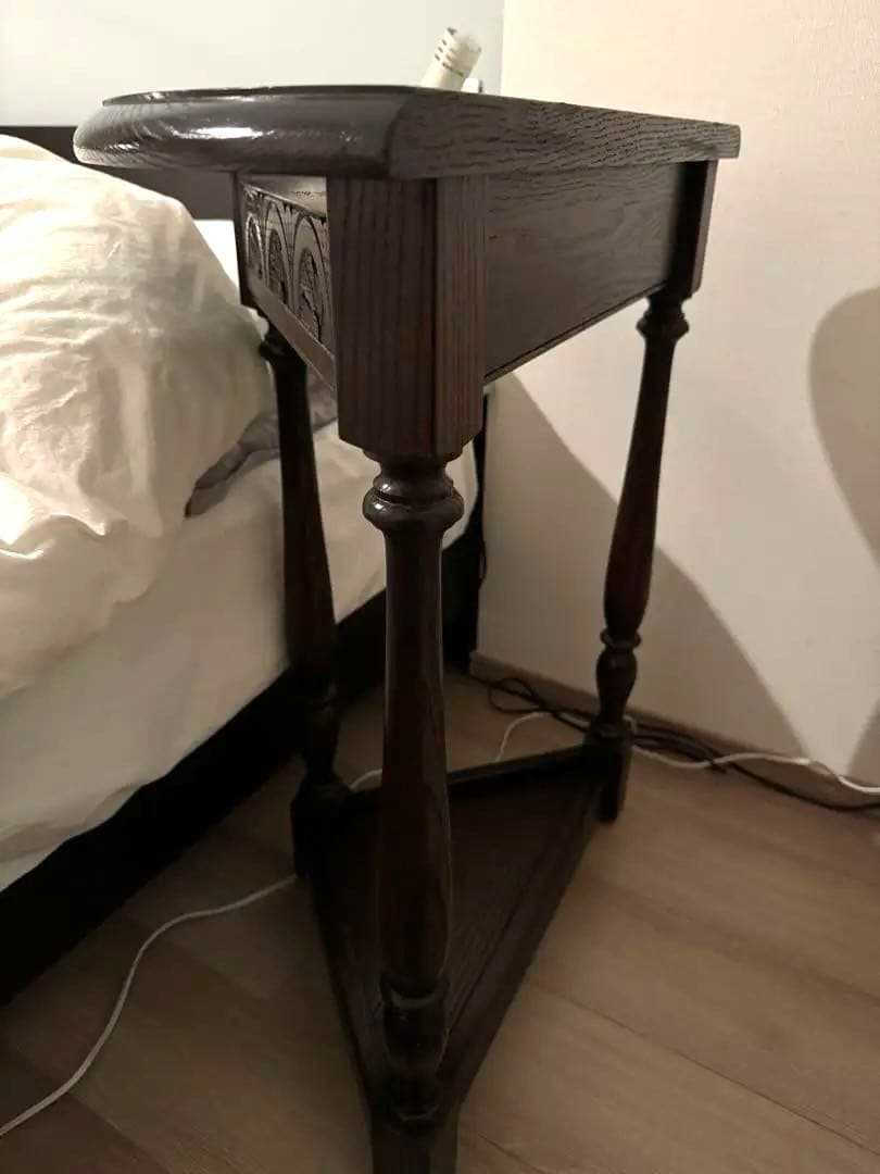 し*き様 木製コンソールテーブル ダークブラウン