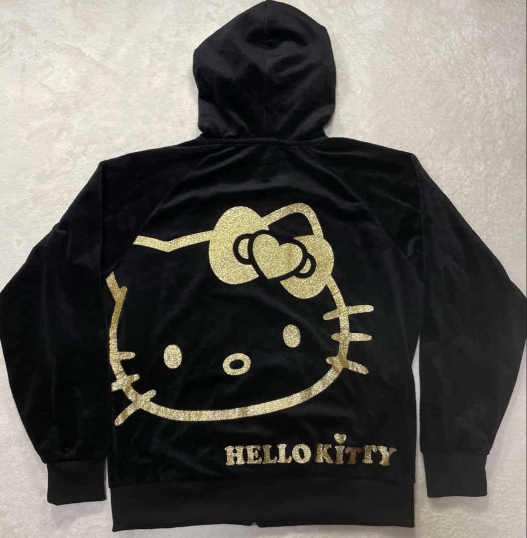 hello kitty ハローキティ　y2k パーカー セットアップ　ベロア
