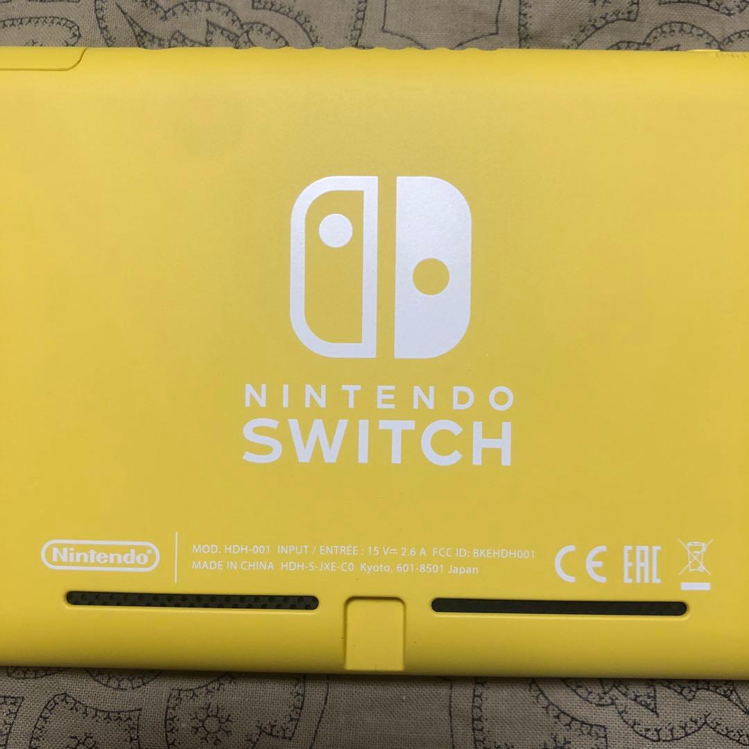 美品 Nintendo Switch Lite 本体 イエロー 完品