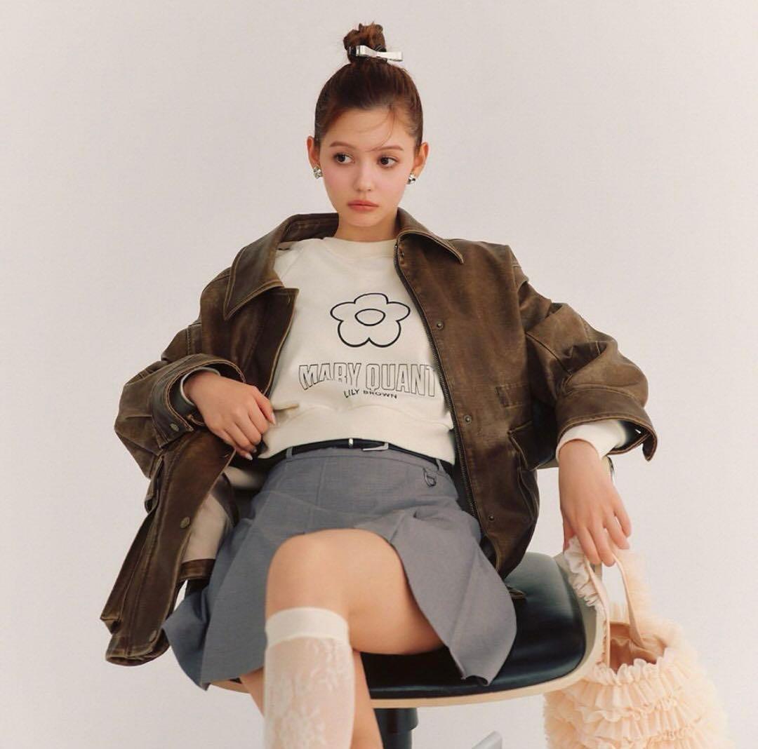 【LILY BROWN/リリーブラウン】バリエーションドロストオーバージャケット