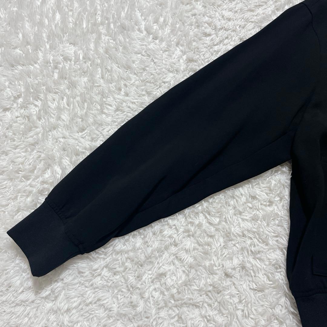 ほぼ未使用✨セオリー　ノーカラージャケット　ジップアップブルゾン　黒　S
