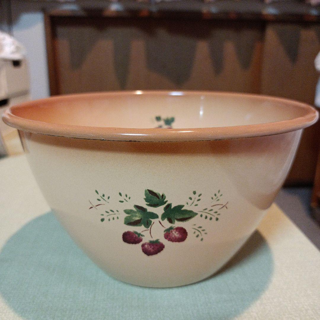 イマンimane ストロベリー柄 ボウル