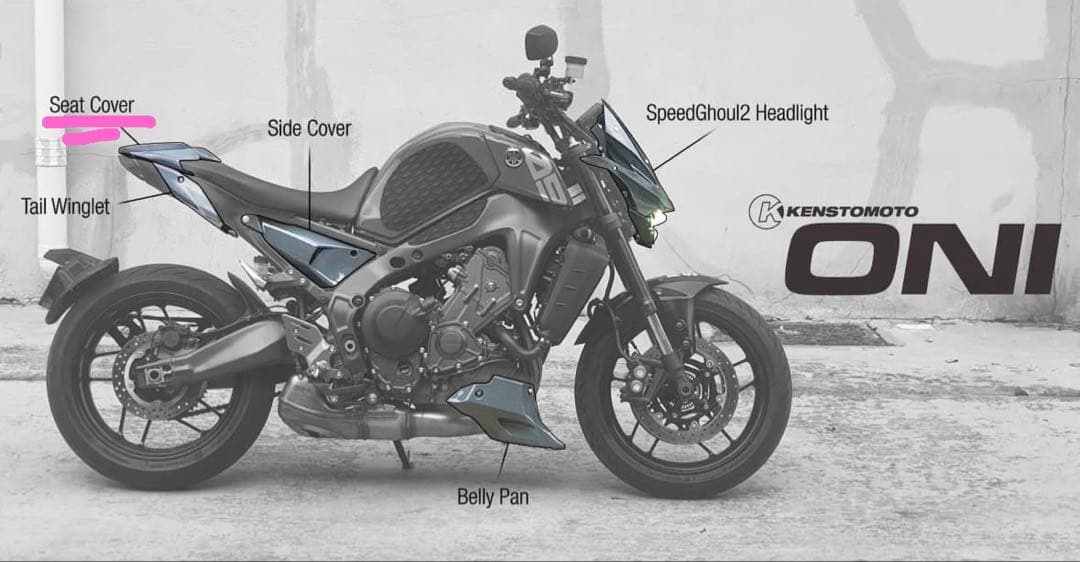 【レア】シングルシートカバー MT09 '21 ~ KENSTOMOTO