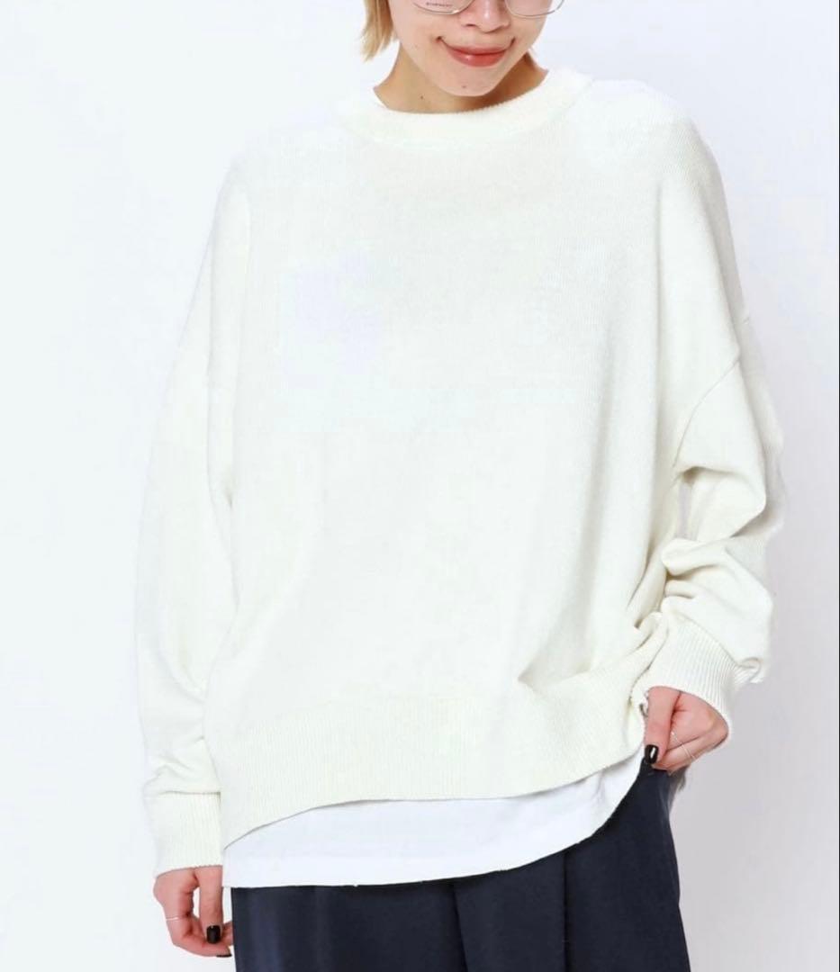 Deuxieme Classe ベーシックニット 未使用 ホワイト