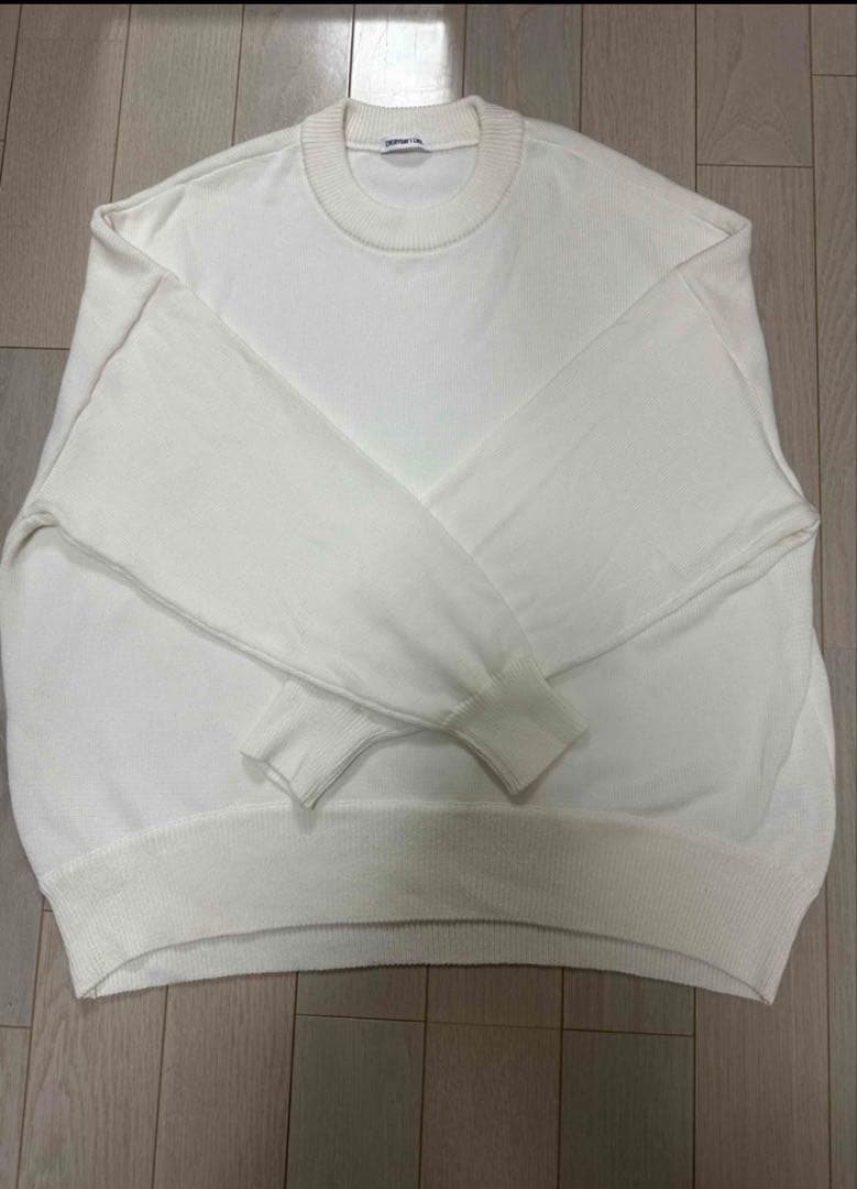 Deuxieme Classe ベーシックニット 未使用 ホワイト