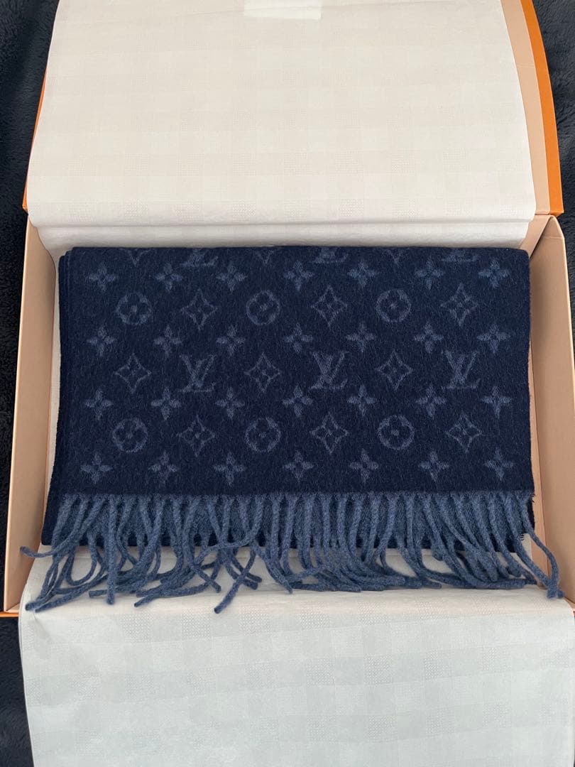 【未使用】LOUIS VUITTON マフラー・モノグラム グラディエント