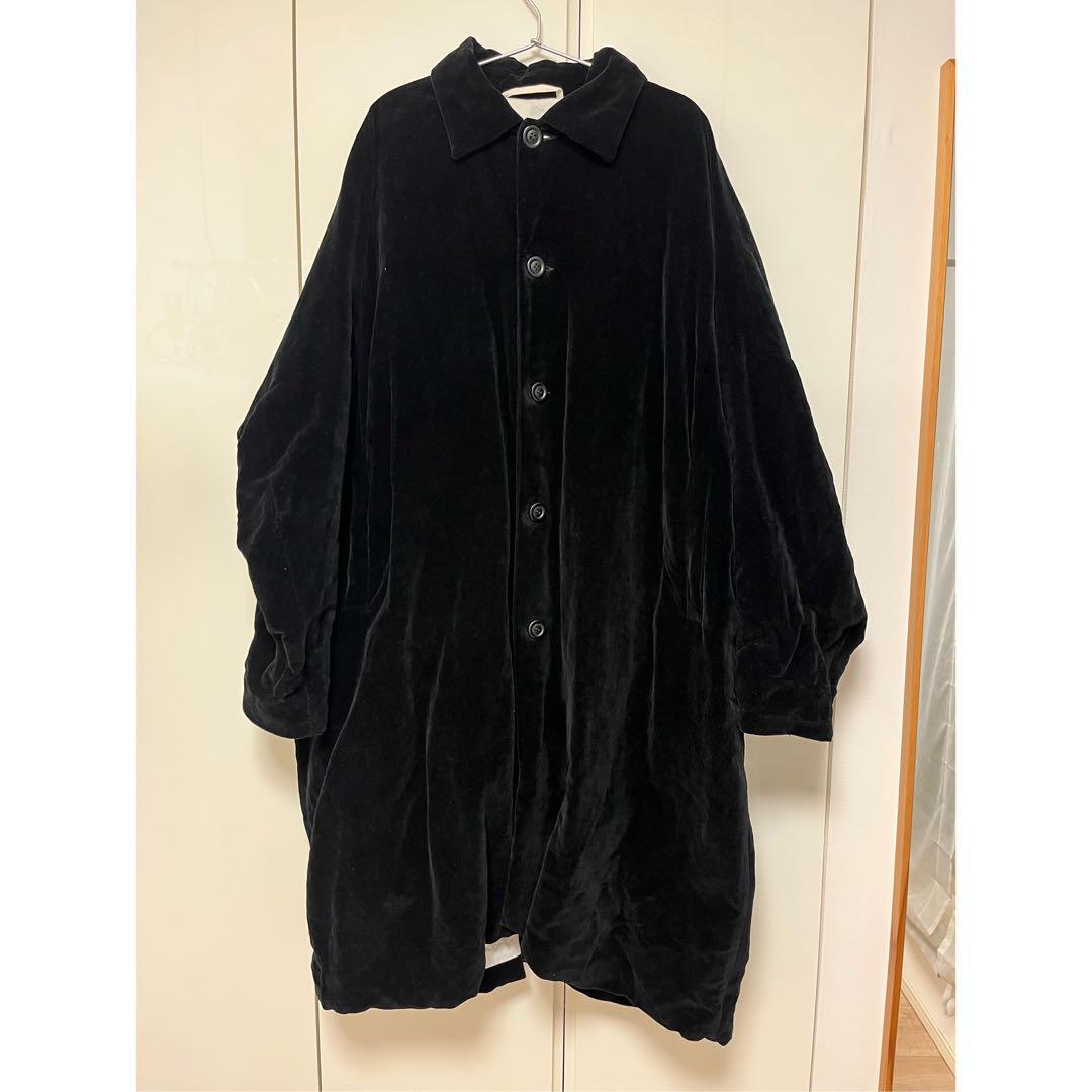 CASEY CASEY BIG BLOBBY COAT velvet ケーシー