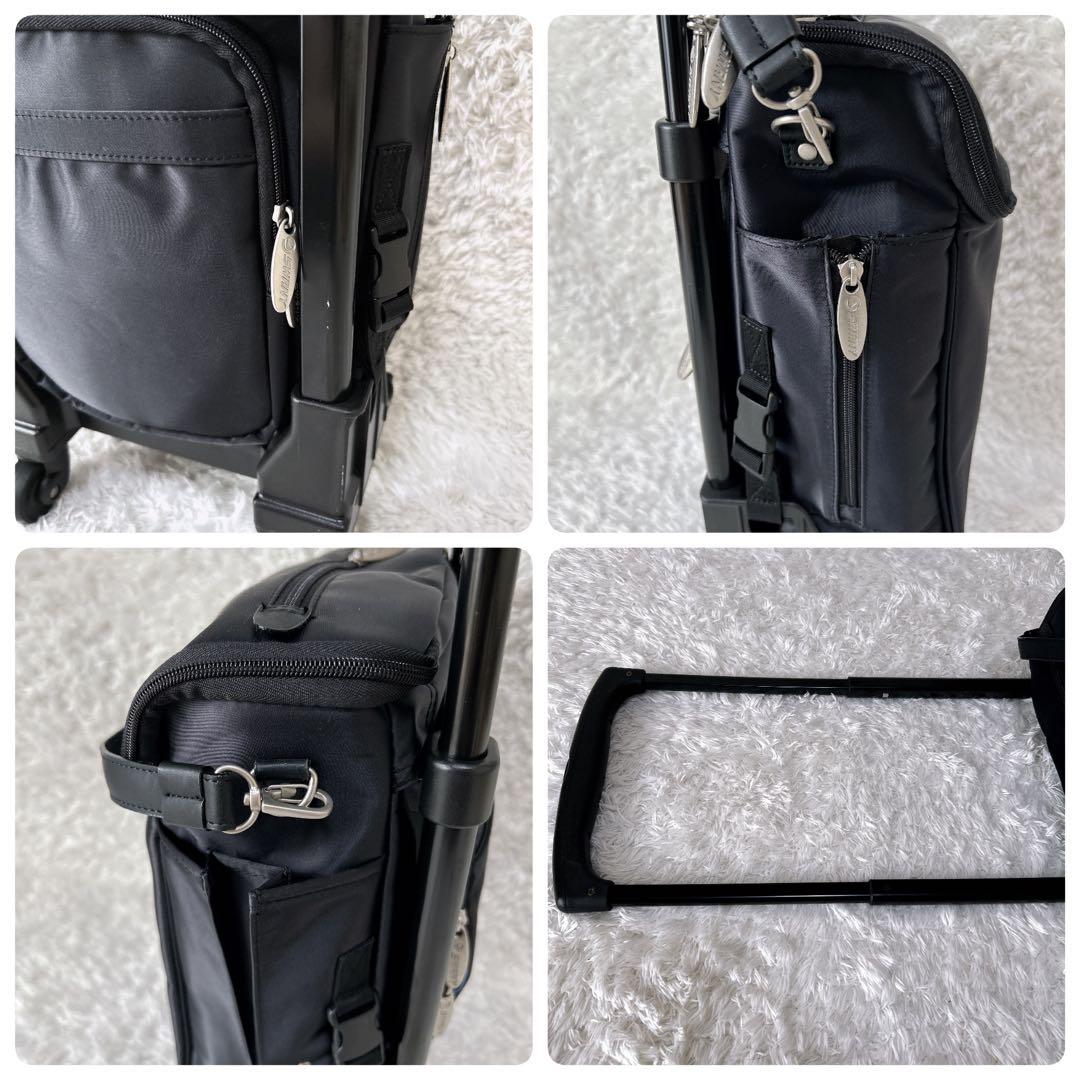 極美品✨SWANY 4輪　キャリーバッグ　ブラック　付属品多数
