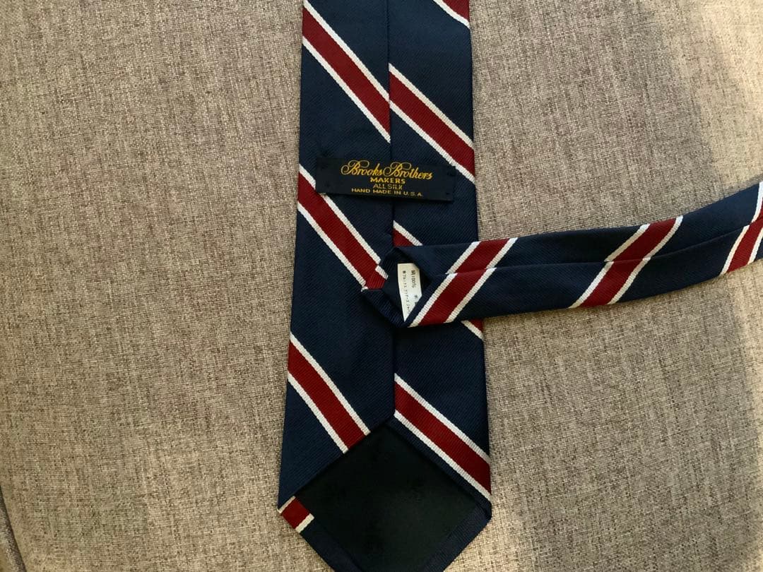 Brooks Brothers ネクタイ ネイビー ストライプ　ヴィンテージ