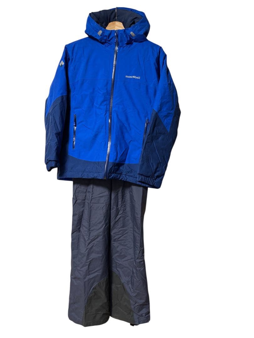 モンベルキッズ montbell スキーウェアセットアップ160cm