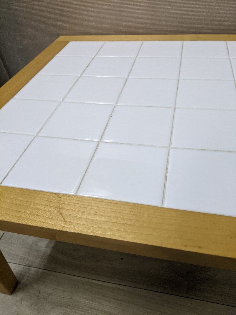 タイルトップ　 ローテーブル センターテーブル 座卓 木製