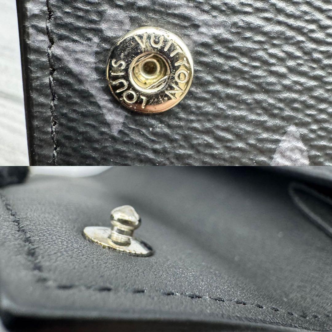 【極級美品】ルイヴィトン エクリプス ディスカバリーコンパクト 三つ折り 黒