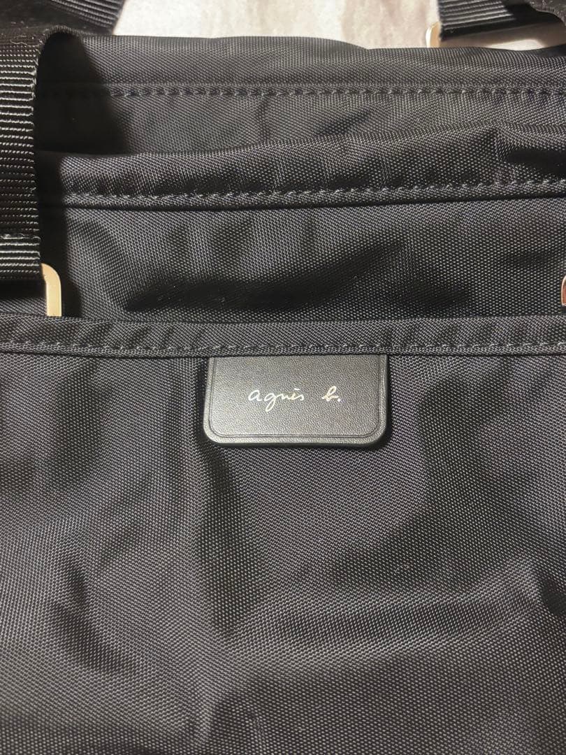 agnes.b2wayボストンバッグ ブラック