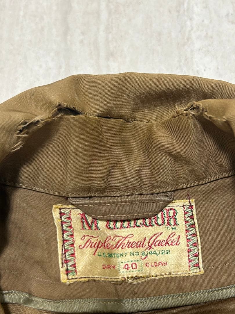 希少 50s McGREGOR マクレガー トリプルスレットジャケット