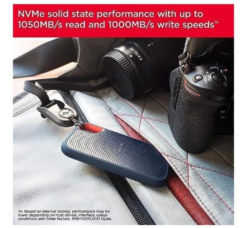 外付けハードディスク・ドライブ SANDISK EXTREME SSD V2 SDSSDE61-1T00G25