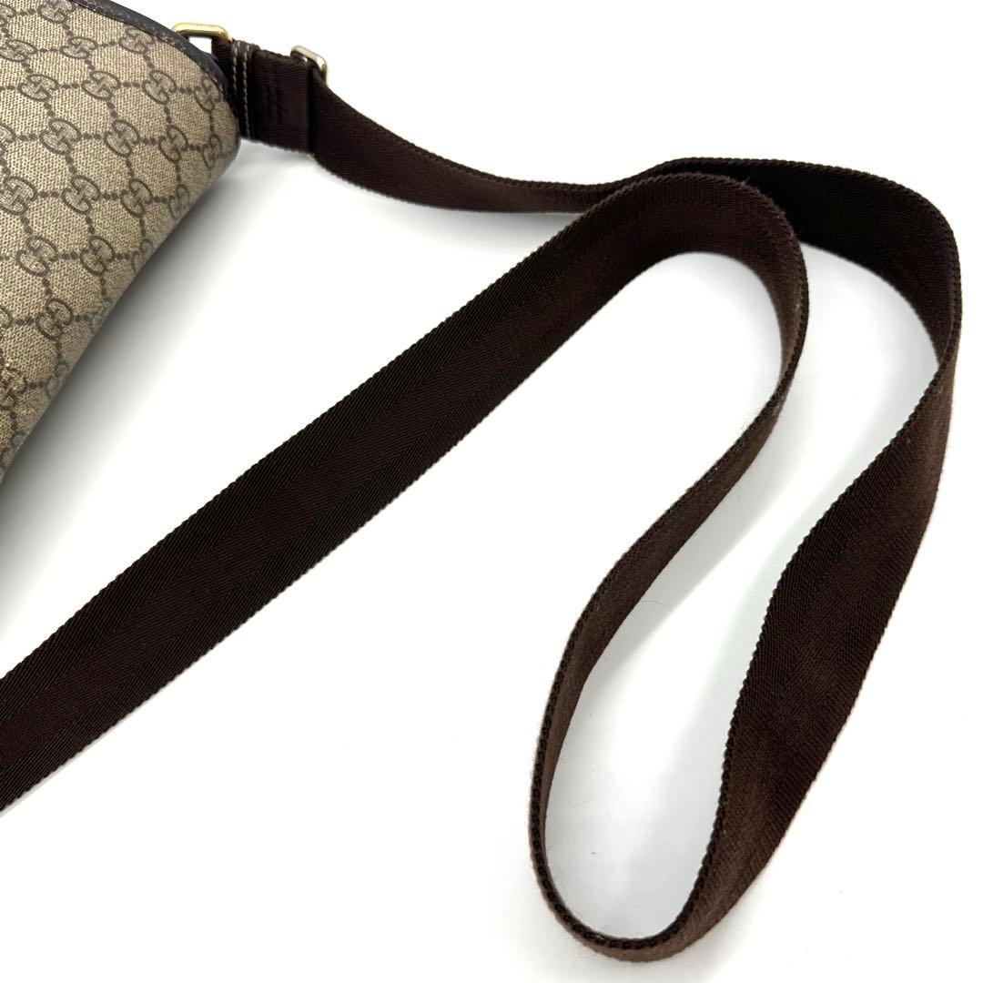 【美品】GUCCI ショルダーバッグ メッセンジャーバッグ GG スプリーム