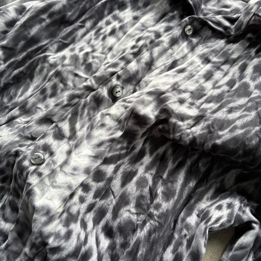 TORNADO MART - leopard shirt シワ加工 y2k 平成