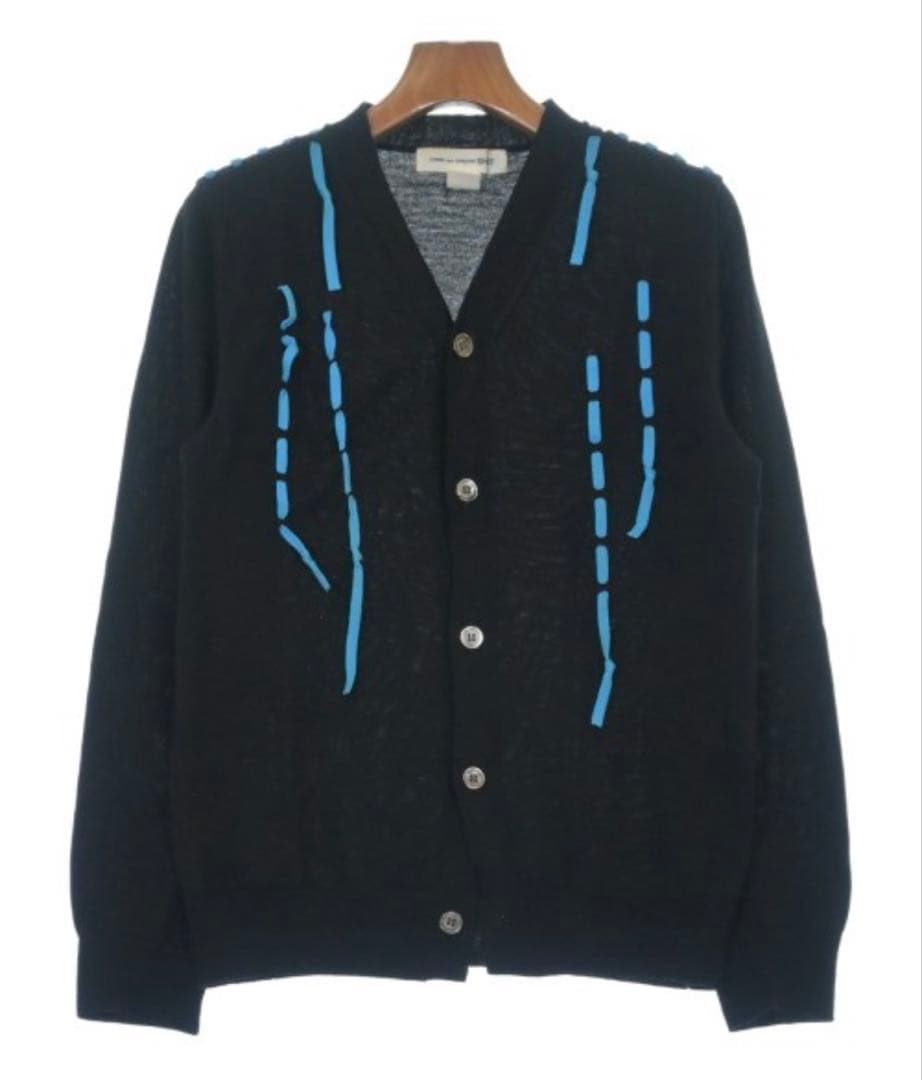 COMME des GARÇONS SHIRT ブラックカーディガン M