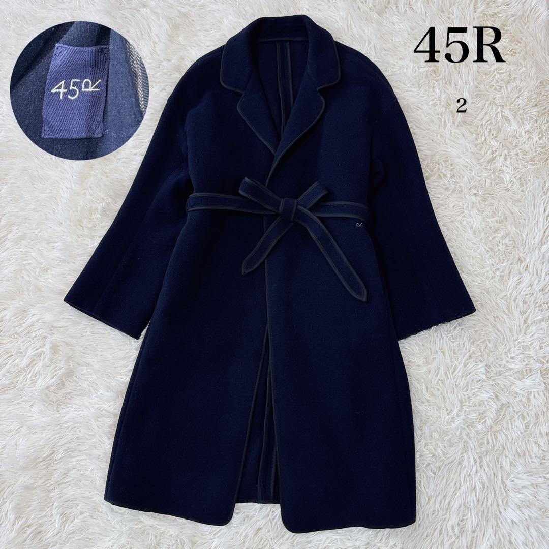 極美品　45R メルトンコート　パイルカット パイピング　原稿タグ 近年