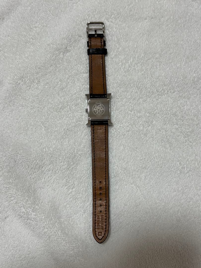 エルメスHERMES Hウォッチ HH1.210 12Pダイヤ 外装仕上げ済み