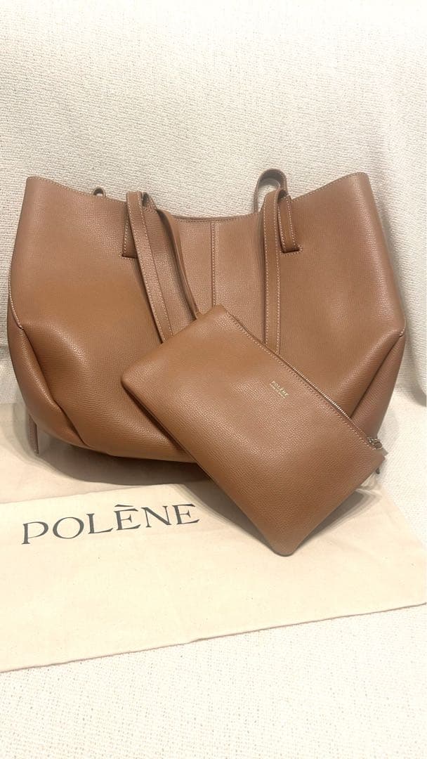 【正規品・美品】Polene Cyme キャメル