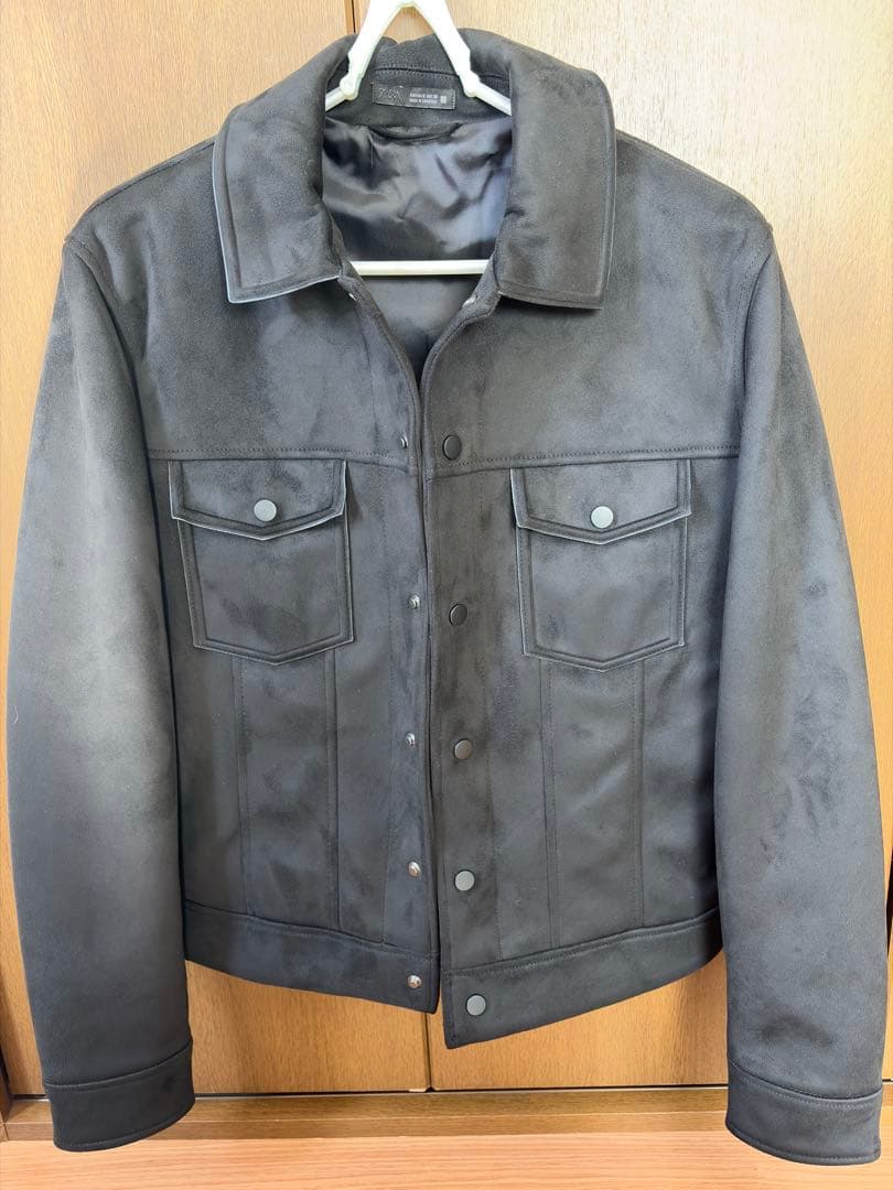 ZARA フェイクスエード レギュラーフィット ジャケット