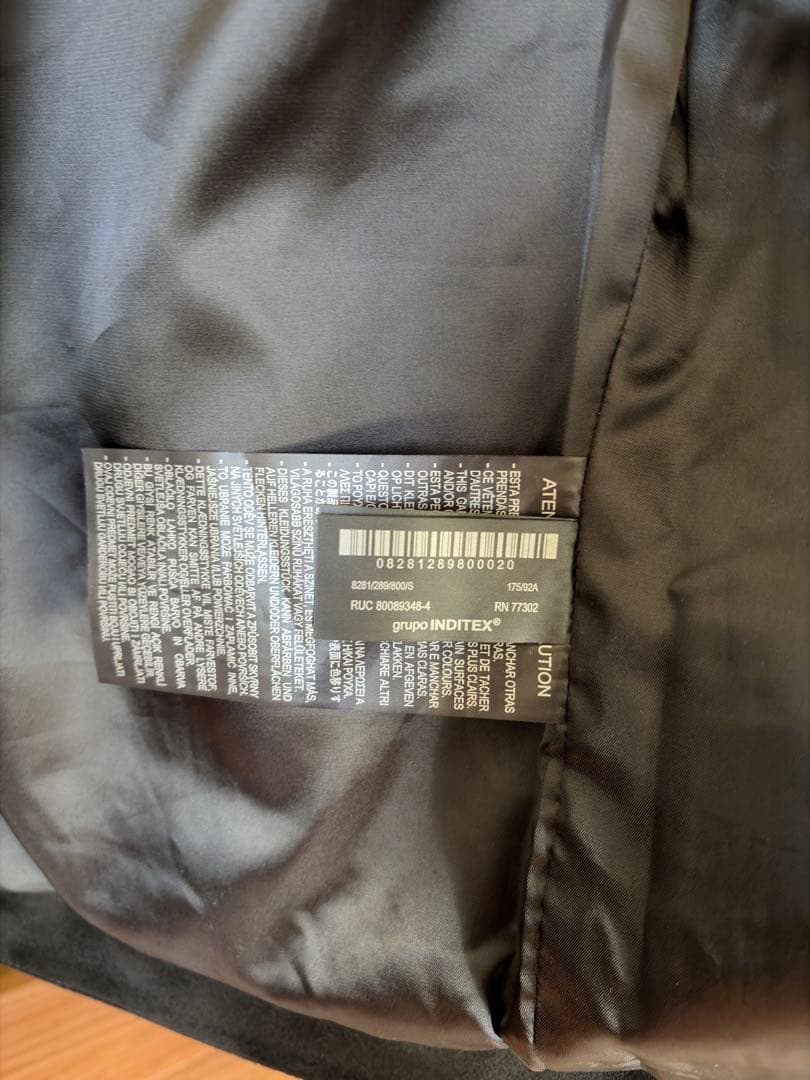 ZARA フェイクスエード レギュラーフィット ジャケット