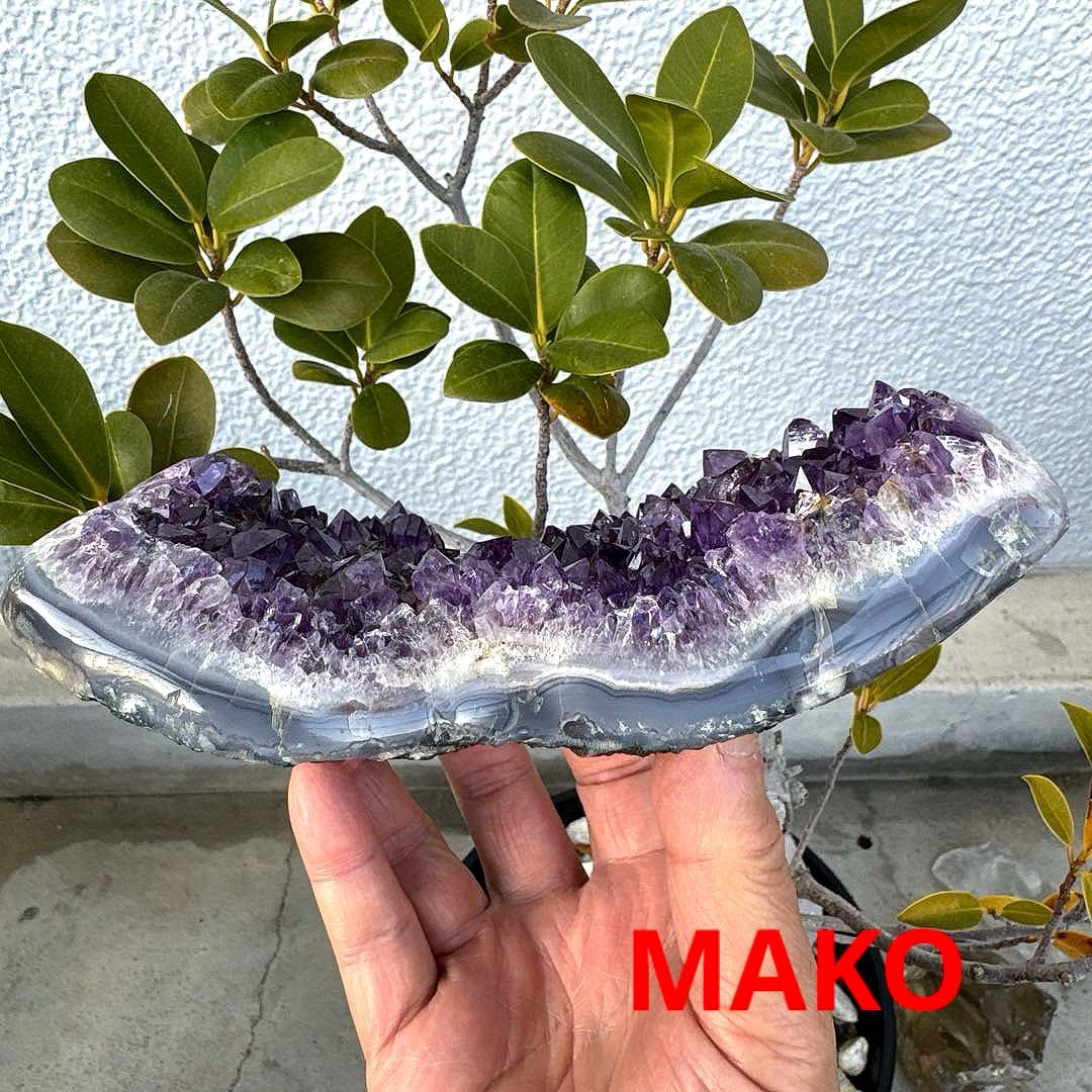 M1863☆アメジストクラスター888g☆ブラジル産☆天然石☆N51207-A