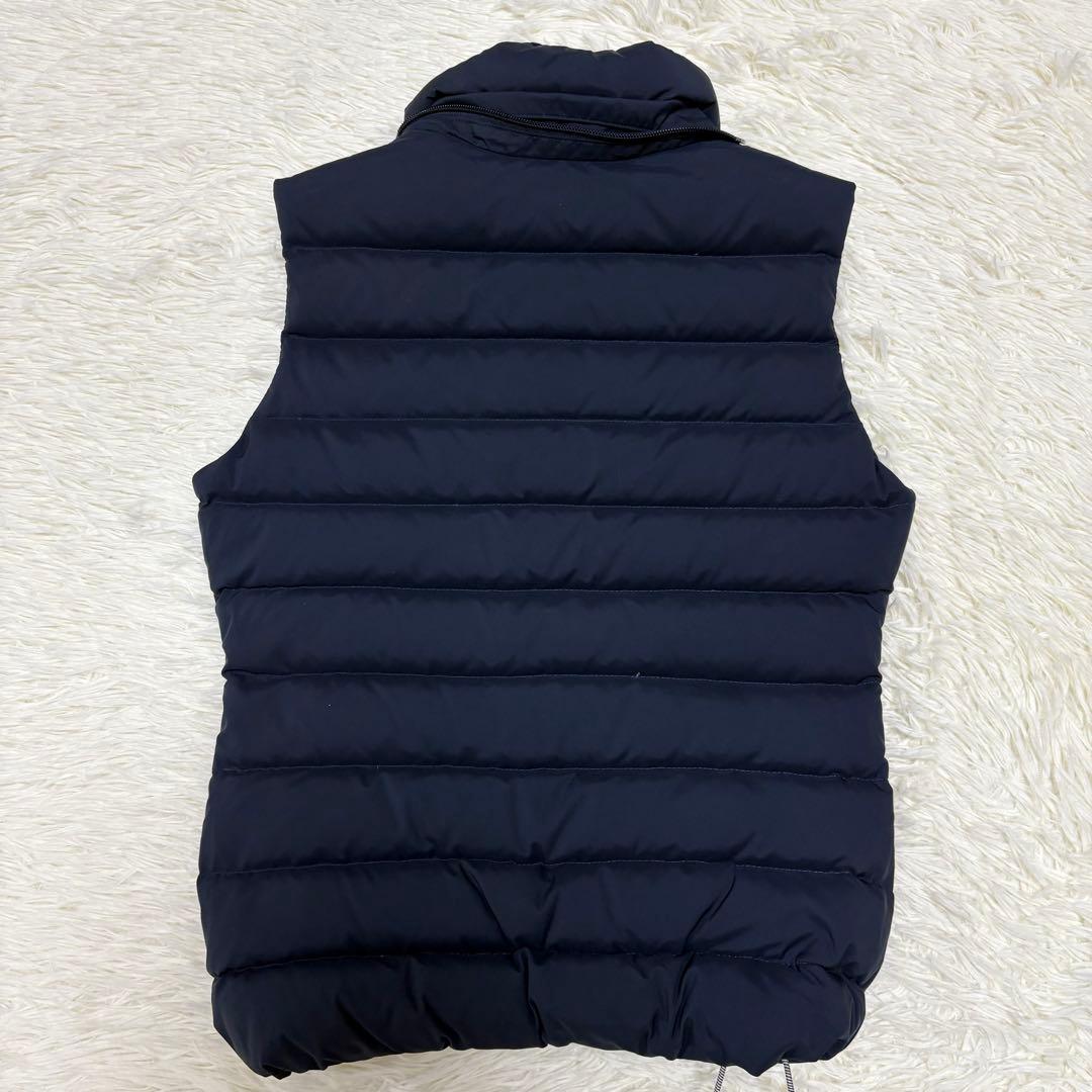 PYRENEX ピレネックス ダウンベスト フード ネイビー S 34 2way