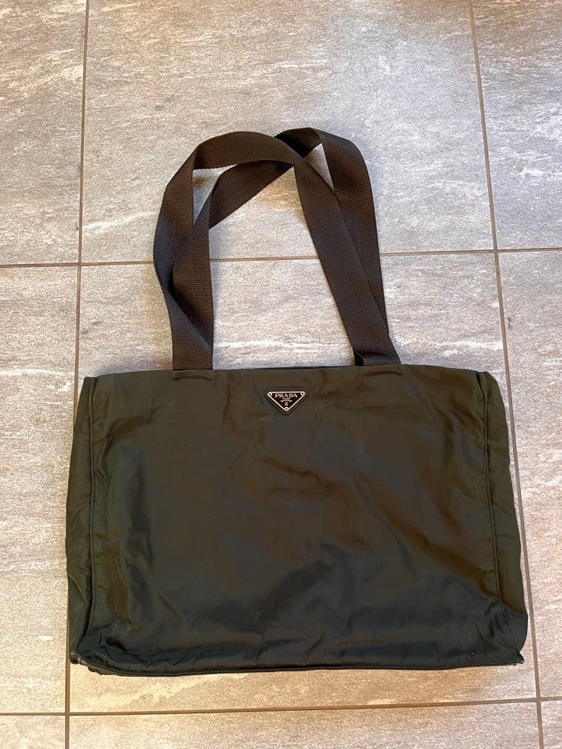PRADA ブラウン　トートバッグ