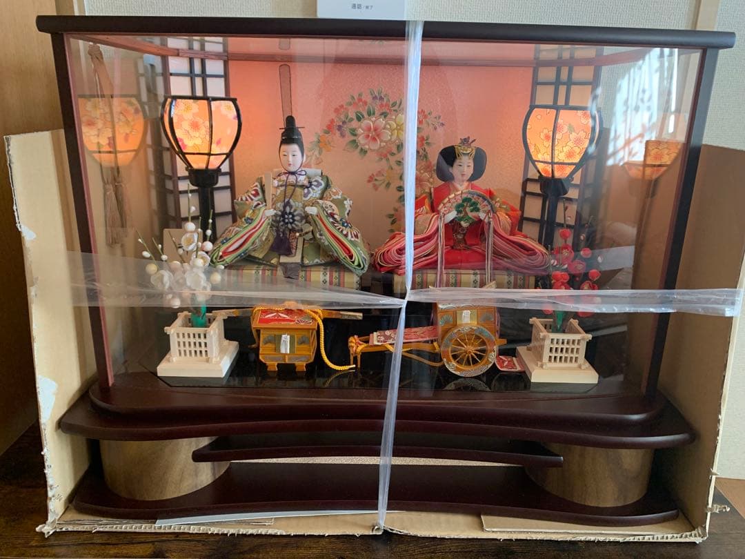 元祖⭐︎白蛇の御守屋yuki　愛らしい美男美女　親王飾り　雅秀作