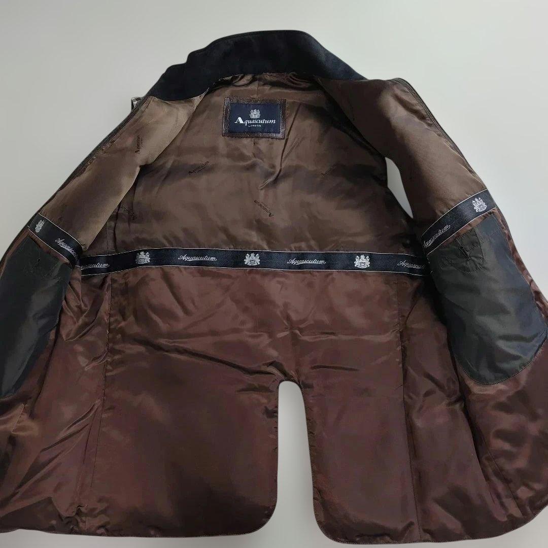 ✨極美品✨Aquascutum ステンカラーコート 中綿ダウン シルク混