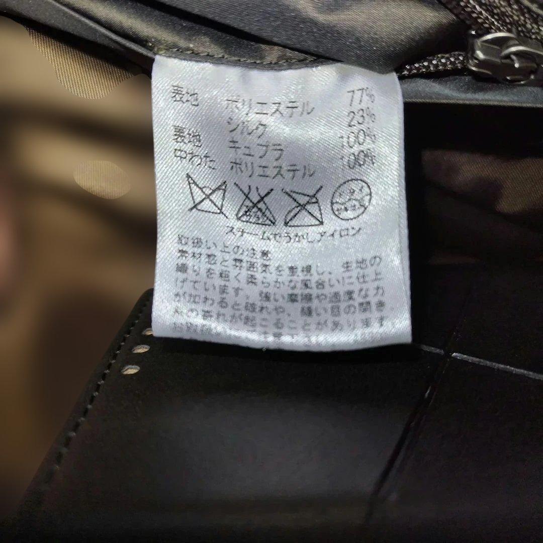 ✨極美品✨Aquascutum ステンカラーコート 中綿ダウン シルク混