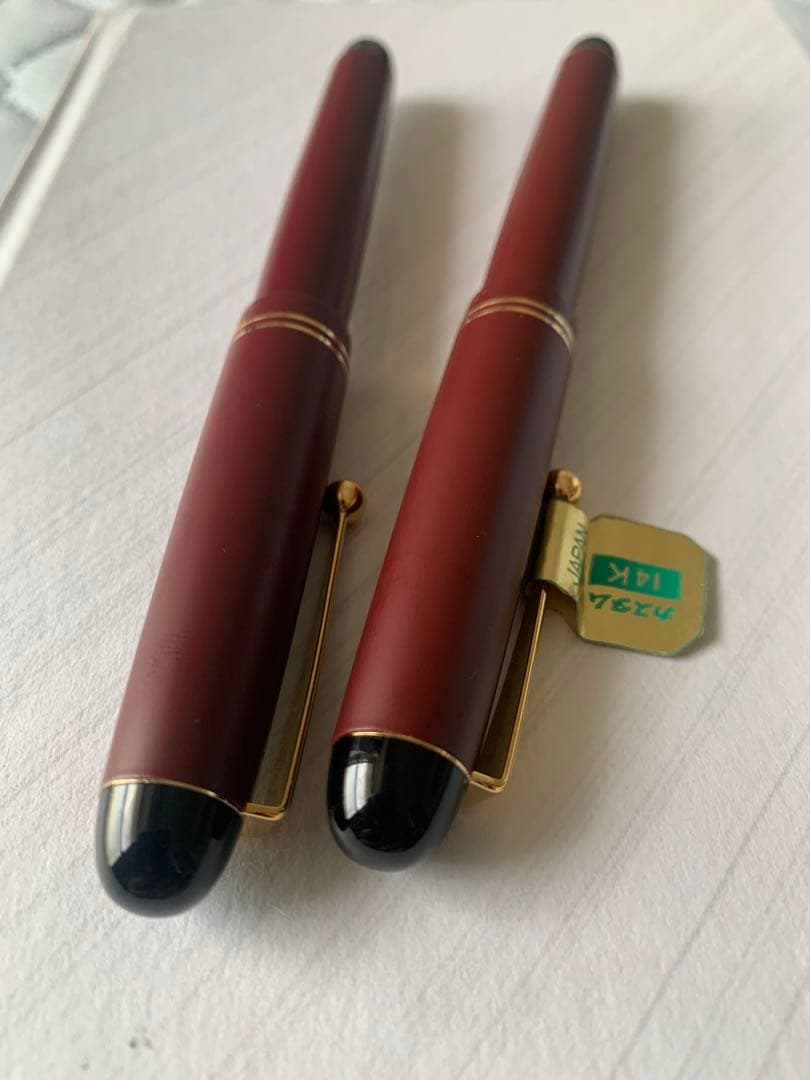 PILOT 67 万年筆 ボルドー 14Kペン先 希少 2本セット