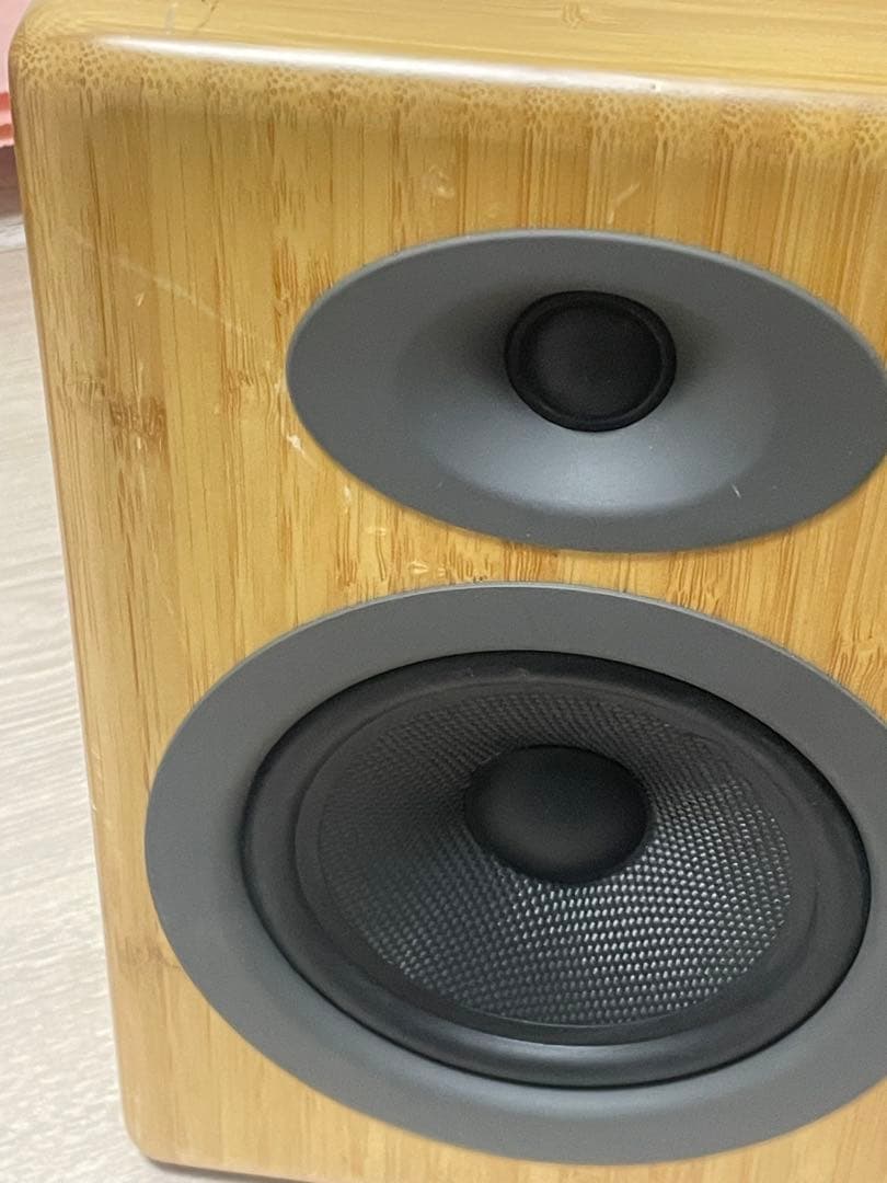 Audioengine A5+ Bluetooth パワードスピーカー バンブー