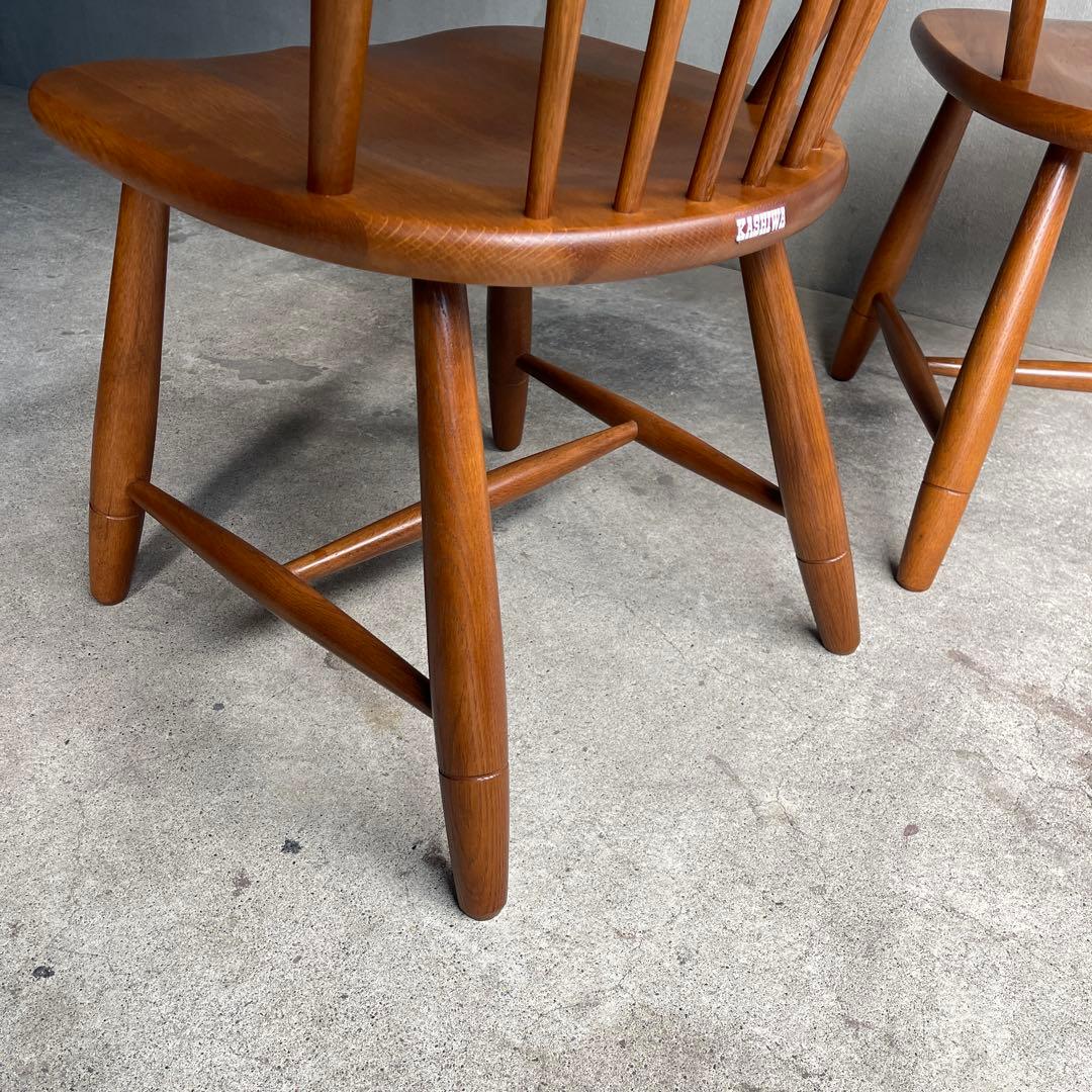 美品　飛騨　柏木工 ウィンザーチェア フープバック アローバック