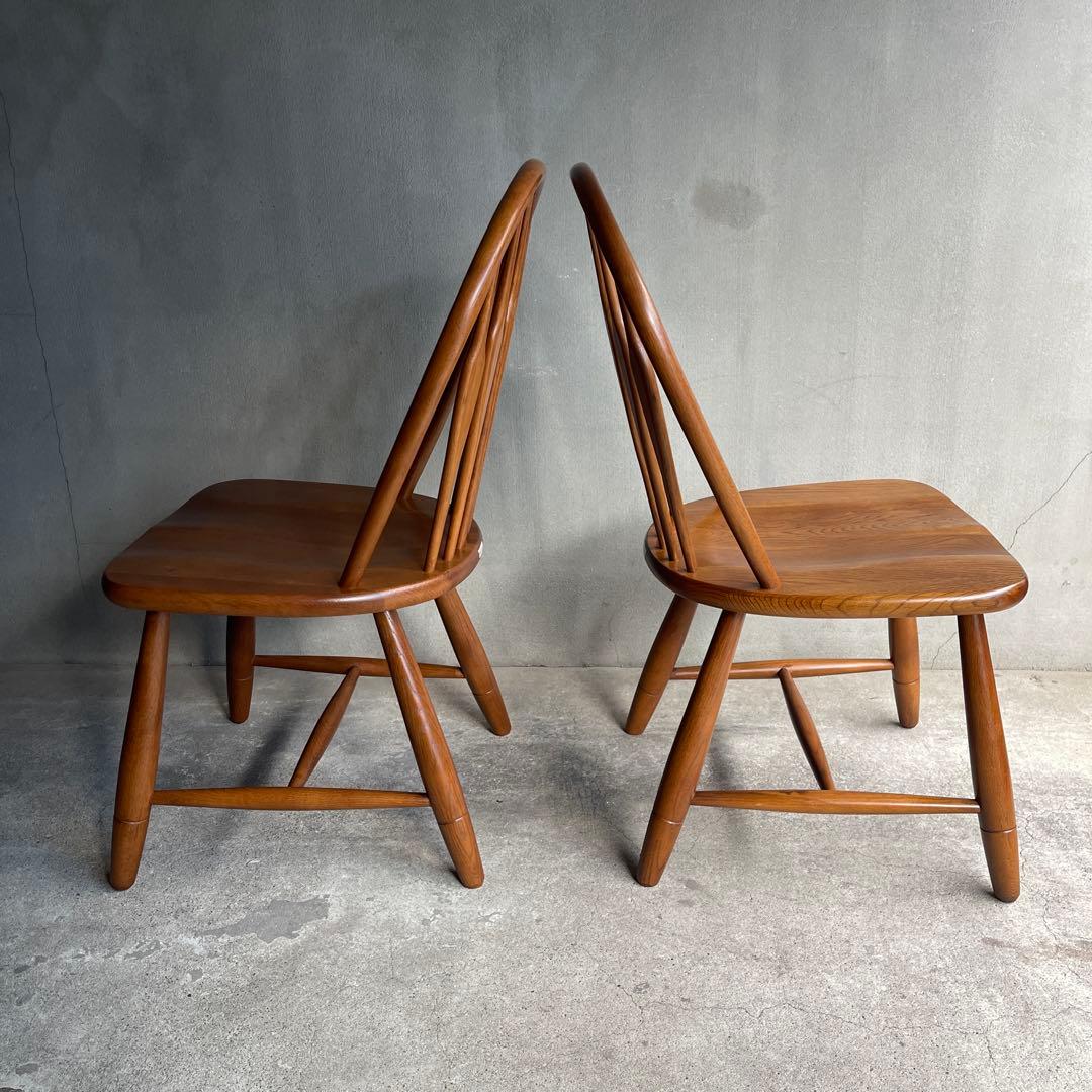美品　飛騨　柏木工 ウィンザーチェア フープバック アローバック