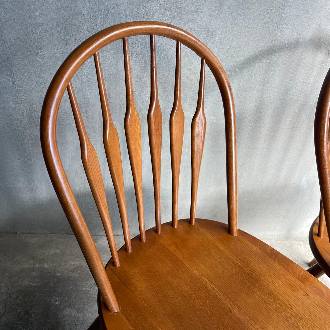 美品　飛騨　柏木工 ウィンザーチェア フープバック アローバック