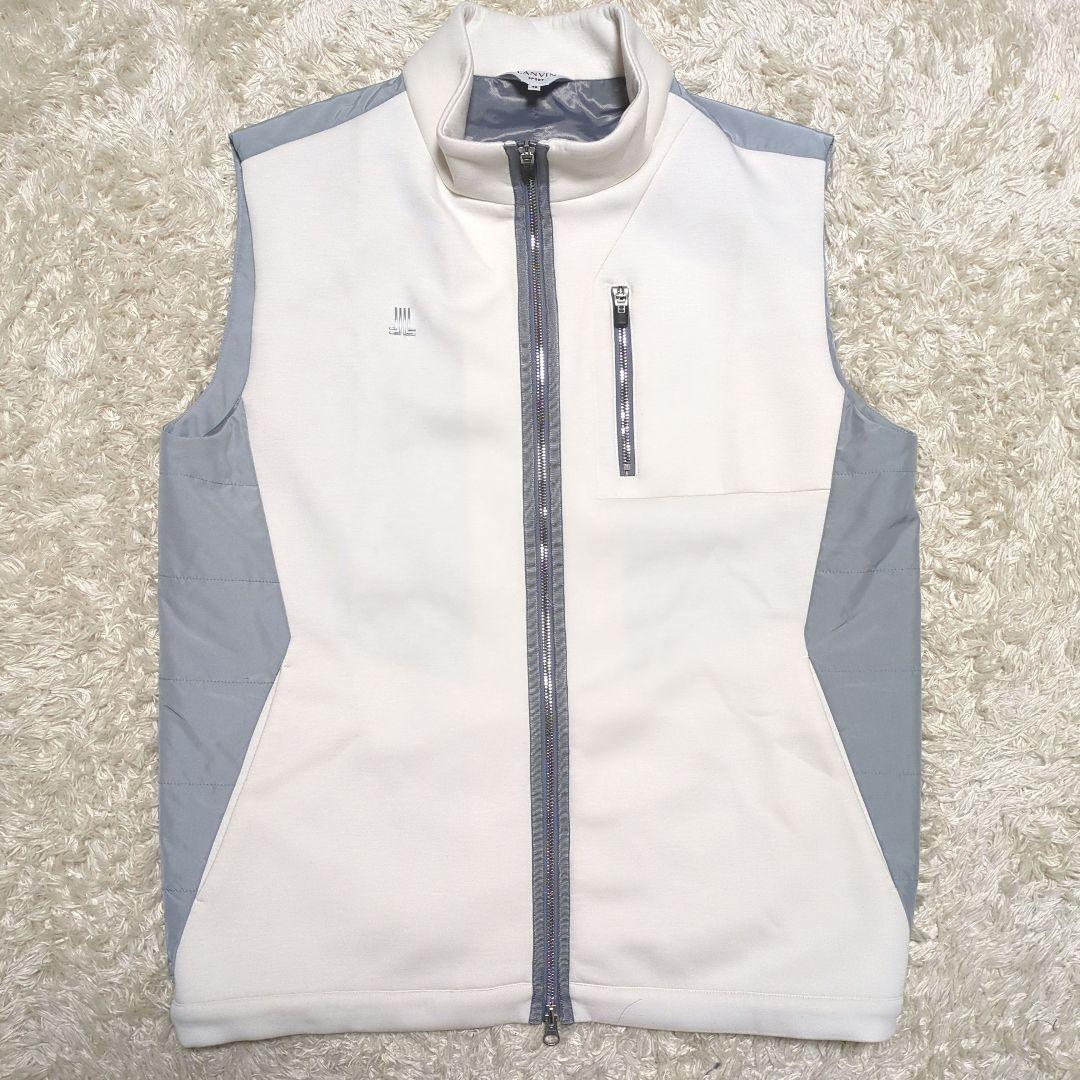 LANVIN SPORT ランバンスポール ゴルフ ベスト ホワイト