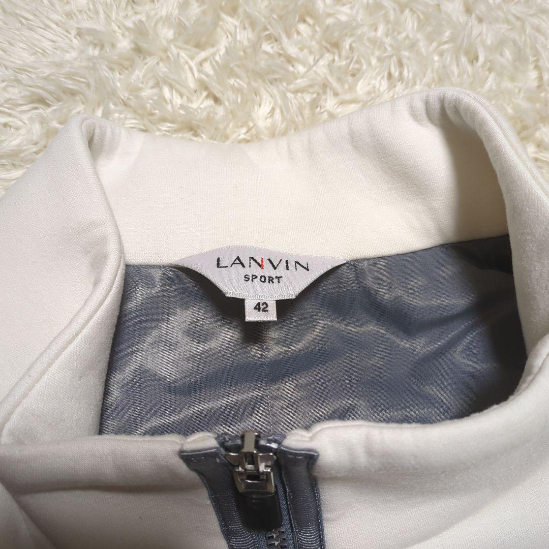LANVIN SPORT ランバンスポール ゴルフ ベスト ホワイト