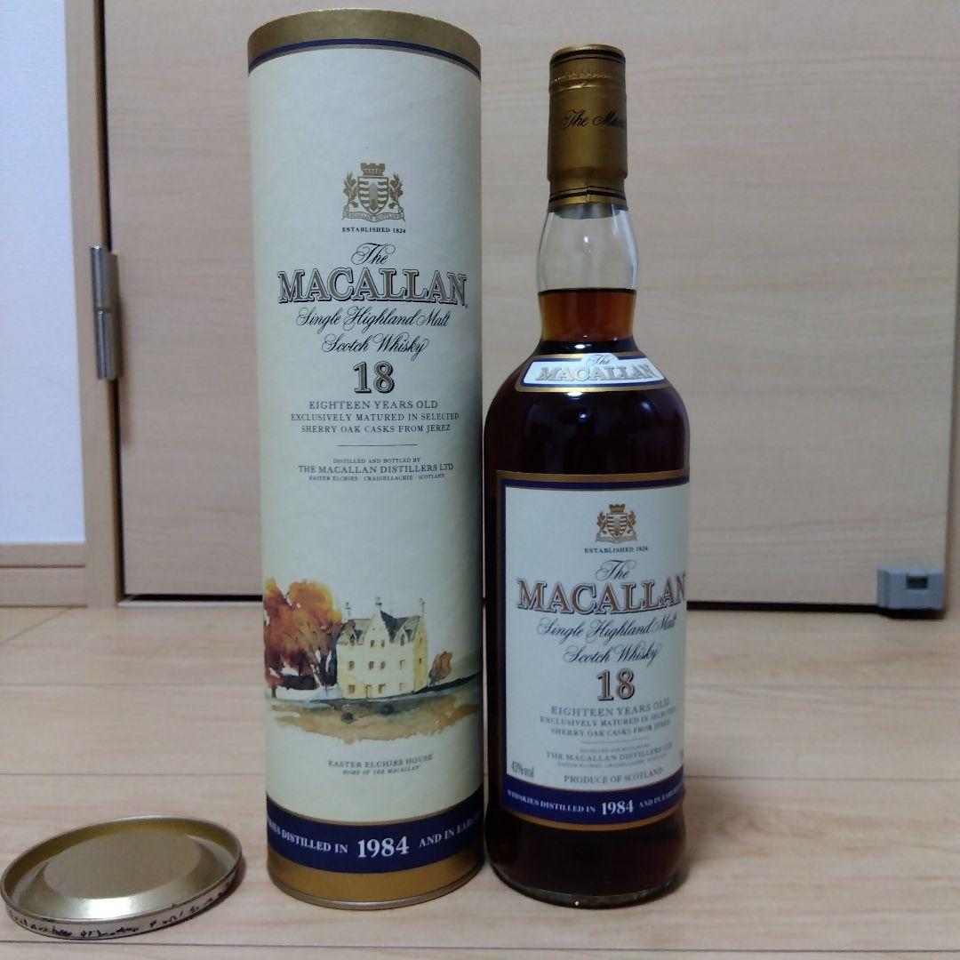 The Macallan 18年 750ml 1984年